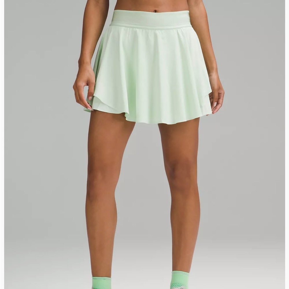lululemon athletica Light Green Skort